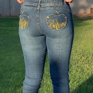 Original Apple Bottom Low Waisted Blue Jeans